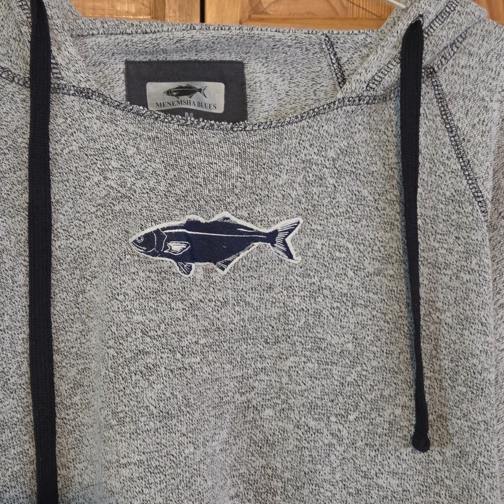 Menemsha Blues Hoodie Womens M Martha's Vineyard Haven  Beach Chilmark